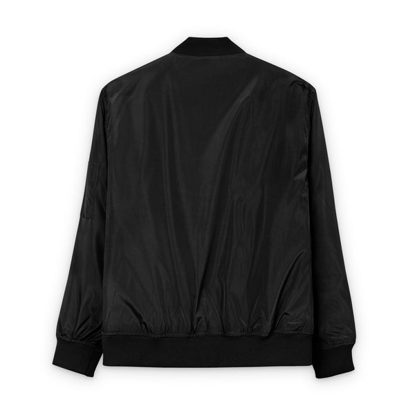 A+U Embroidered Bomber Jacket