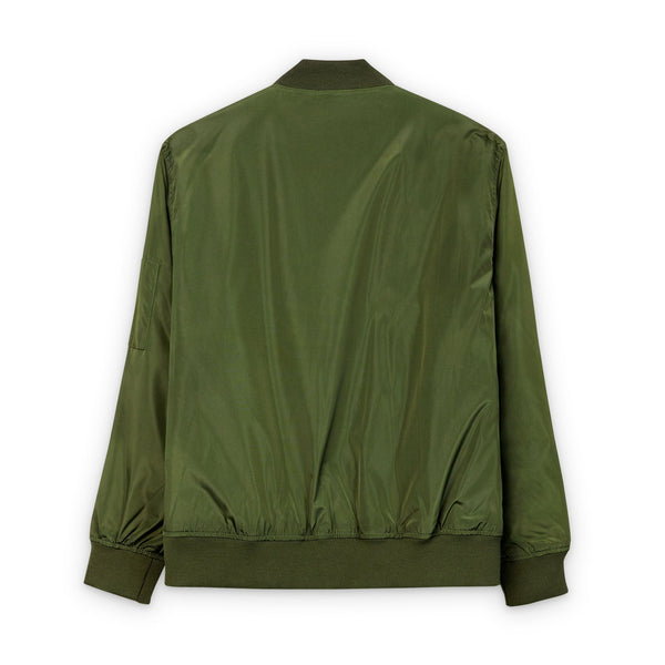 A+U Embroidered Bomber Jacket