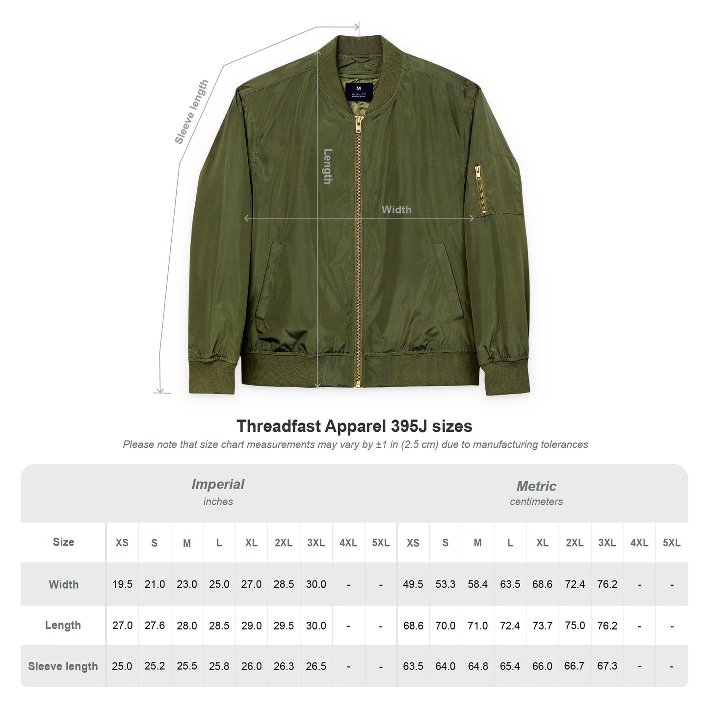 A+U Embroidered Bomber Jacket