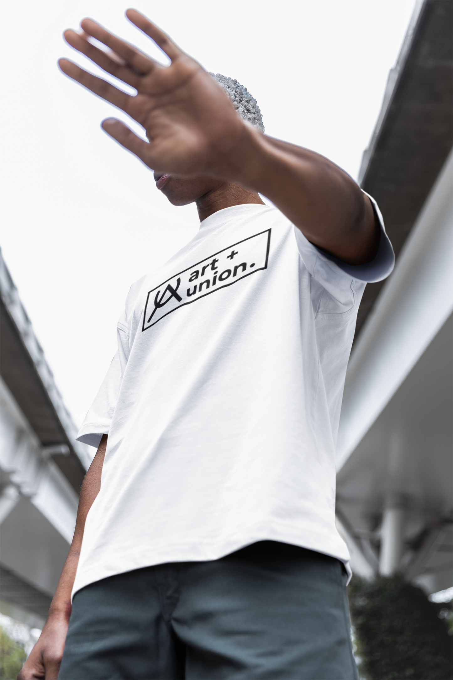 A + U Unisex Oversized Boxy Tee