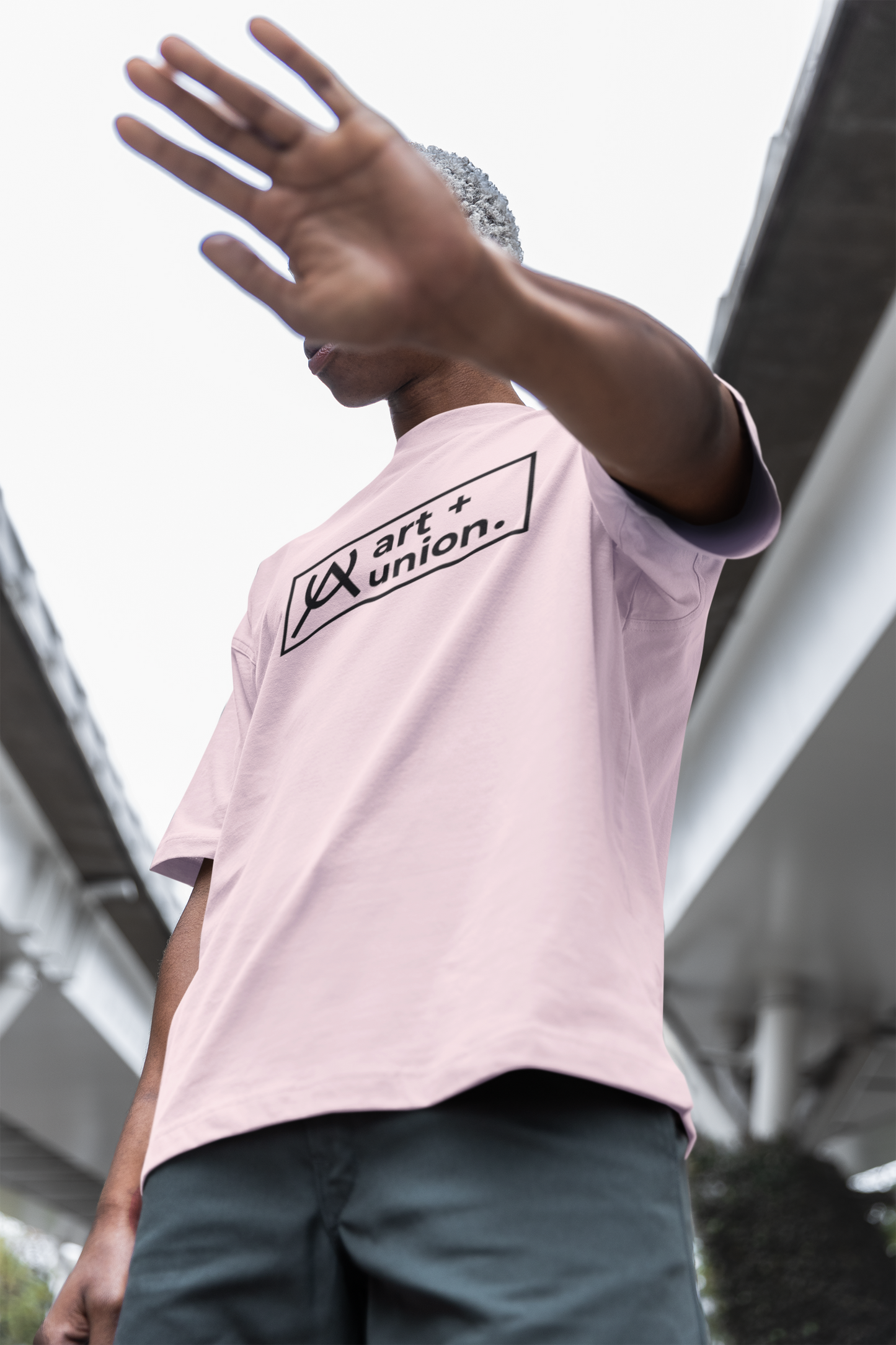 A + U Unisex Oversized Boxy Tee